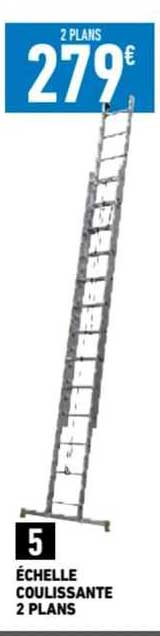 échelle Coulissante 2 Plans