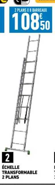 échelle transformable 2 plans