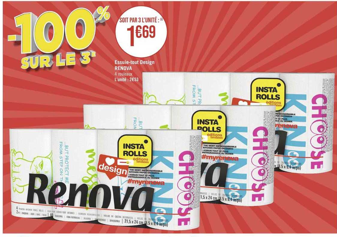 essuie-tout design renova