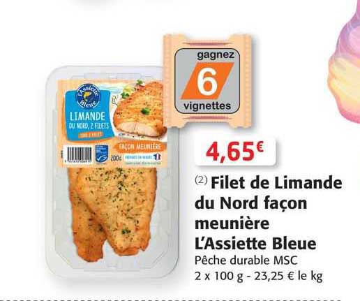 filet de limande du nord façon meunière l'assiette bleue