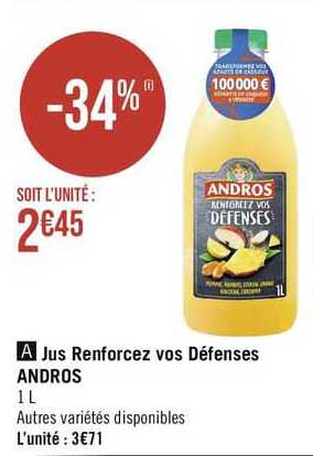 jus renforcez vos défenses andros