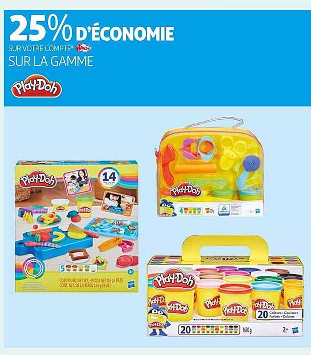 la gamme play-Doh