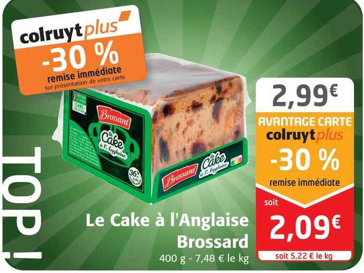 le cake à l'anglaise brossard
