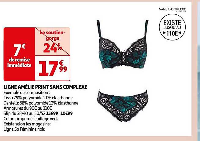 ligne amélie print sans complexe