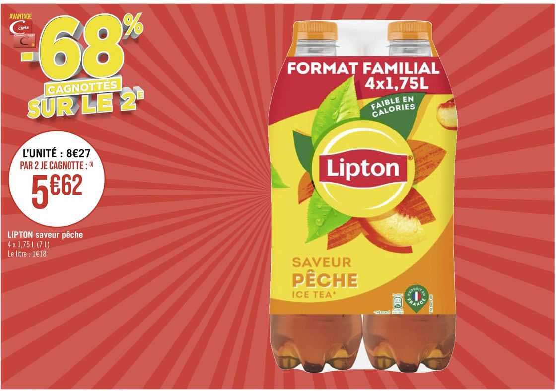 Lipton Saveur Pêche