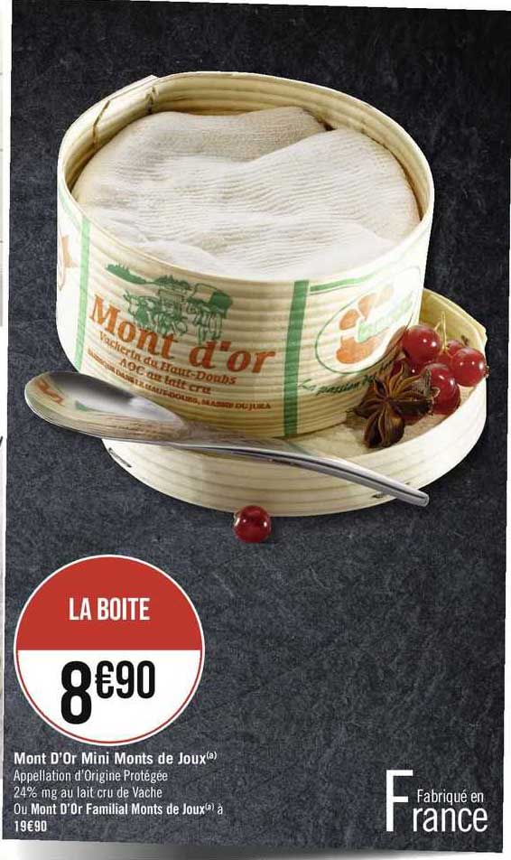 mont d'or mini monts de joux ou mont d'or familial monts de joux