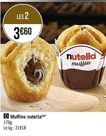 Muffins Nutella
