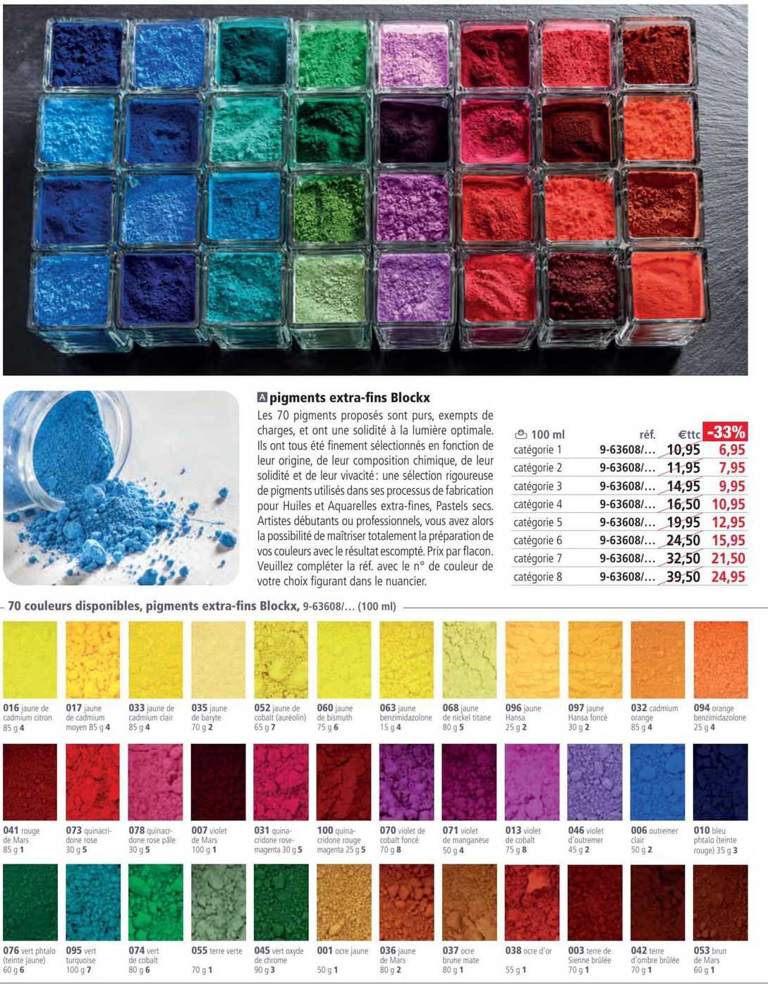 pigments extra-fins blockx