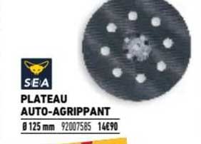 plateau auto-agrippant