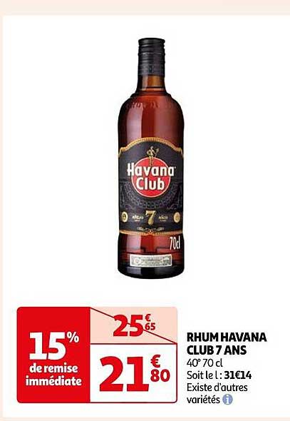 rhum havana club 7 ans