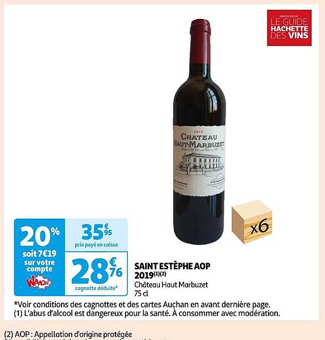 saint estèphe aop 2019 château haut marbuzet