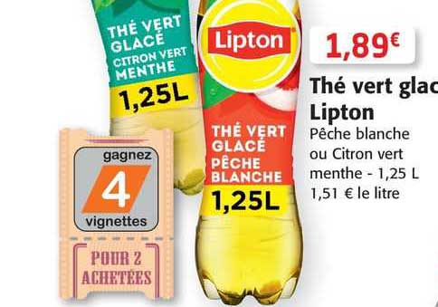 Thé Vert Glacé Lipton