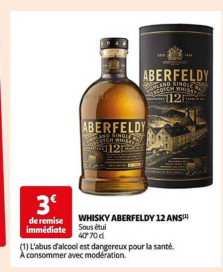whisky aberfeldy 12 ans