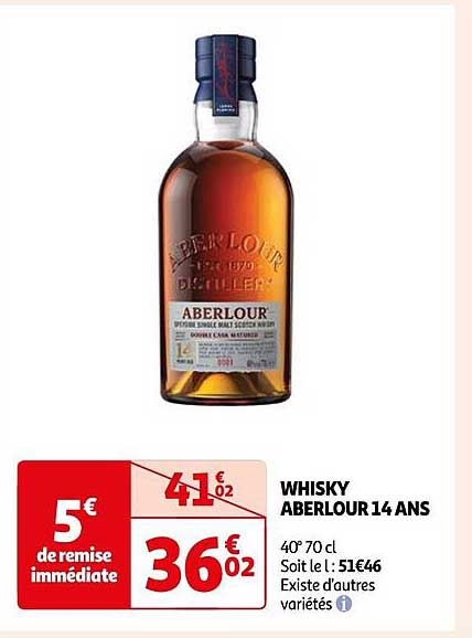 whisky aberlour 14 ans
