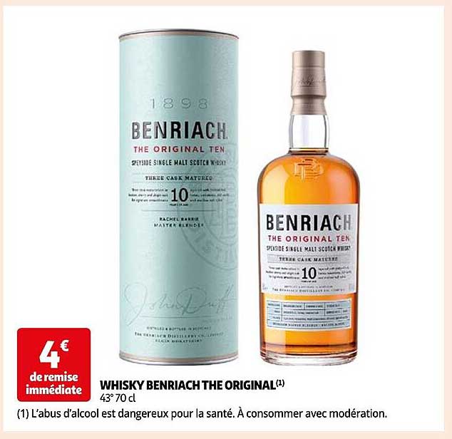 whisky benriach the original