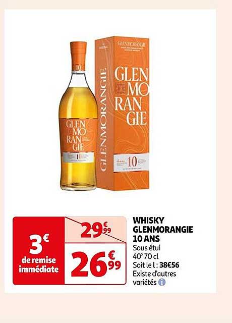 whisky glenmorangie 10 ans