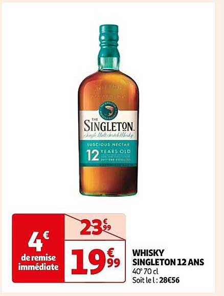 whisky singleton 12 ans