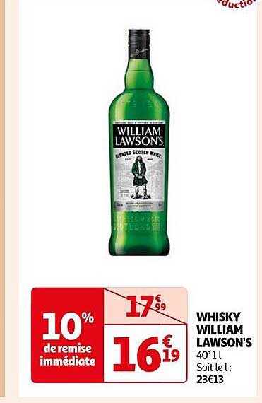 whisky william lawson's