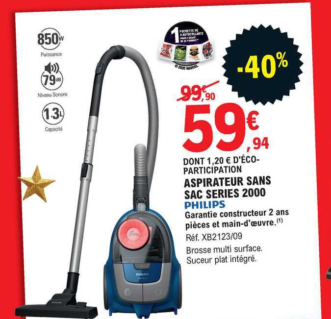 Aspirateur Sans Sac Series 2000
