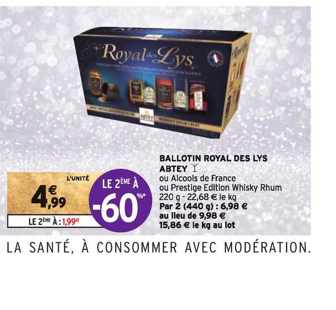 ballotin royal des lys abtey