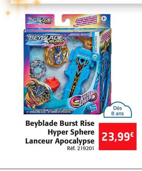 beyblade burst rise hyper sphere lanceur apocalypse