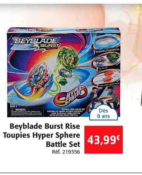 beyblade burst rise toupies hyper sphère battle set