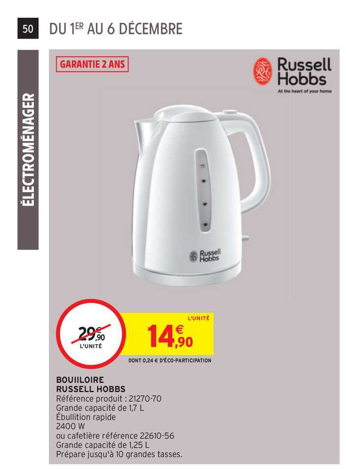 bouilloire russell hobbs