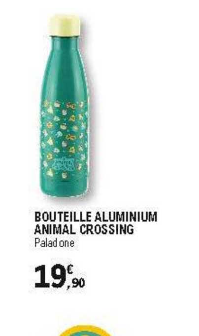 bouteille aluminium animal crossing