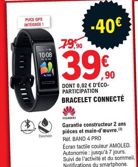 bracelet connecté huawei