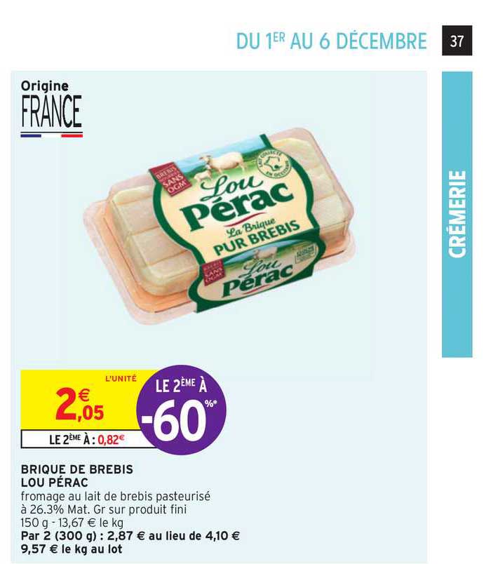 brique de brebis lou pérac