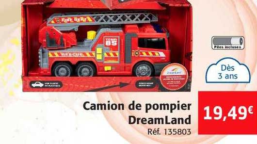 camion de pompier dreamland