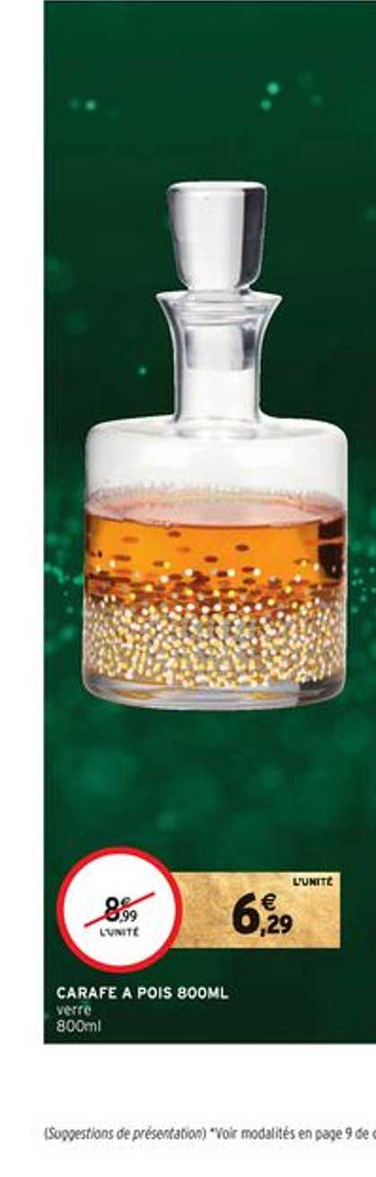 carafe à pois 800ml