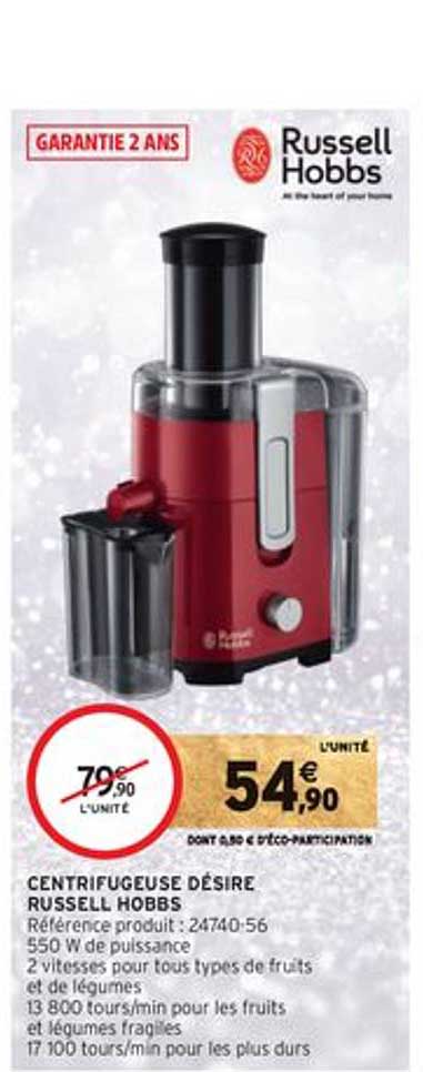 centrifugeuse désire russell hobbs