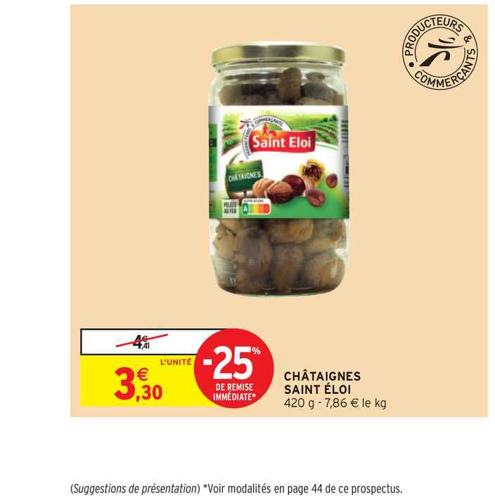 châtaignes saint éloi