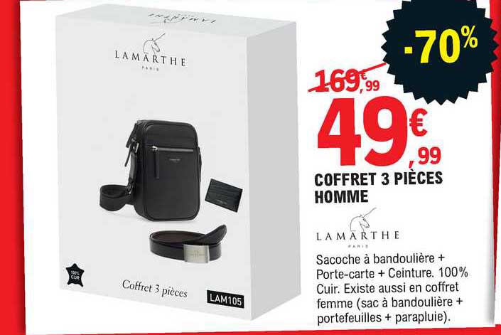 Coffret 3 Pièces Homme Lamarthe