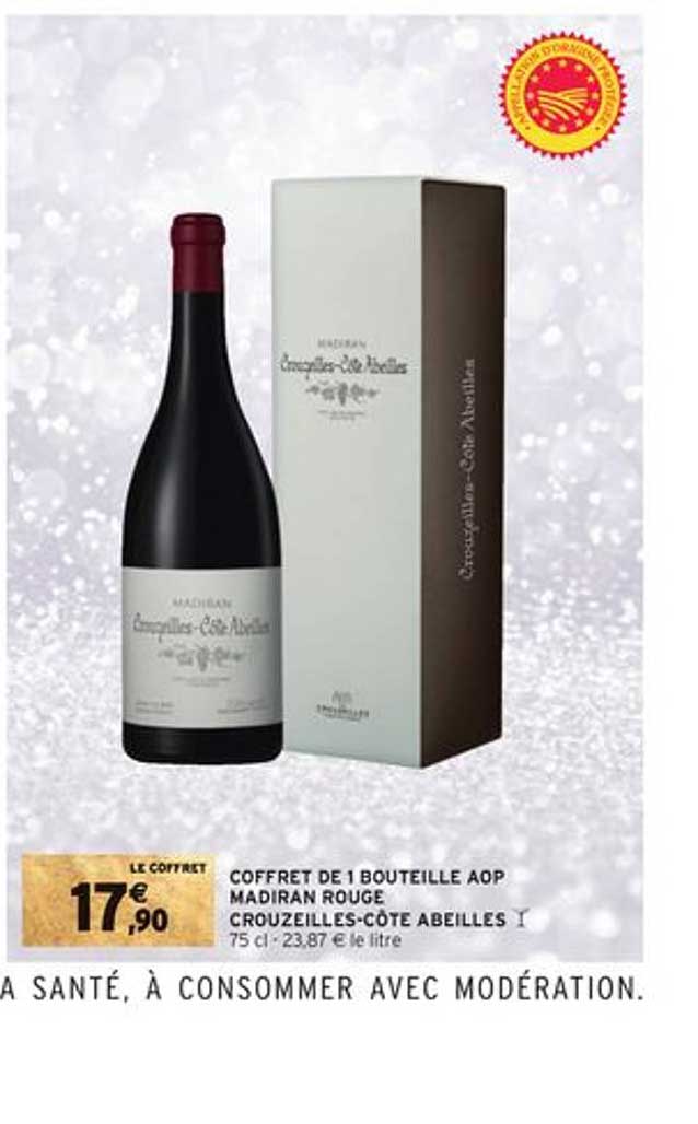 Coffret De 1 Bouteille Aop Madiran Rouge Crouszeilles-côte Abeilles