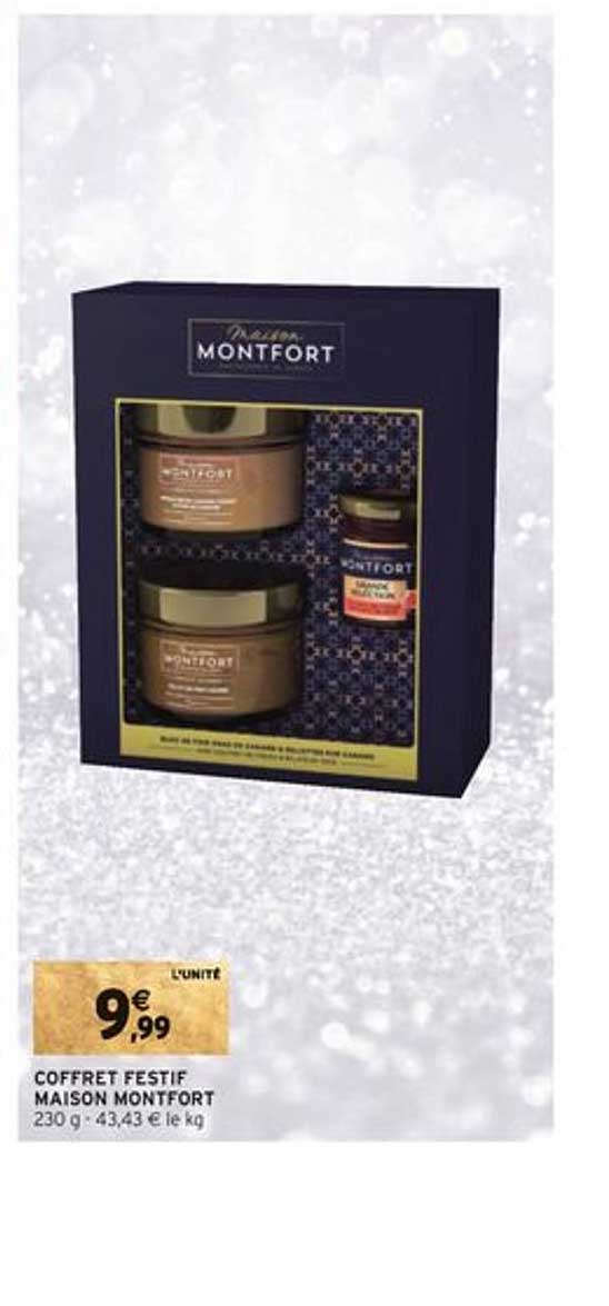 coffret festif maison montfort