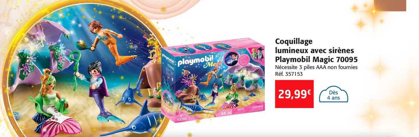 Coquillage Lumineux Avec Sirènes Playmobil Magic