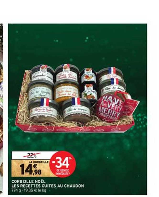 Corbeille Noël Les Recettes Cuites Au Chaudon