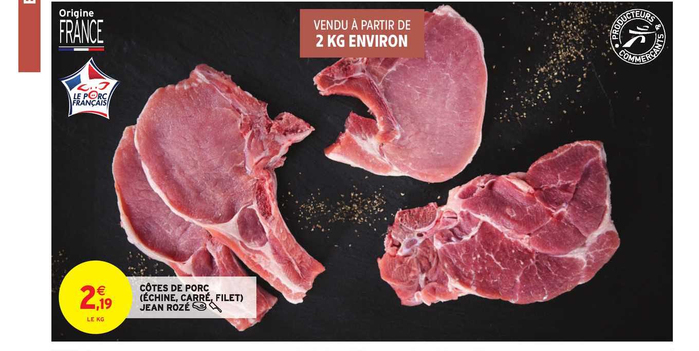 côtes de porc jean rozé