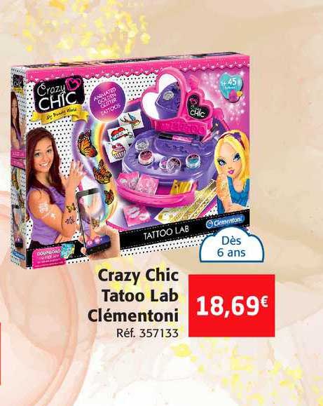 crazy chic tatoo lab clémentoni