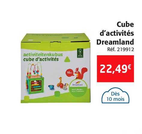 cube d'activités dreamland