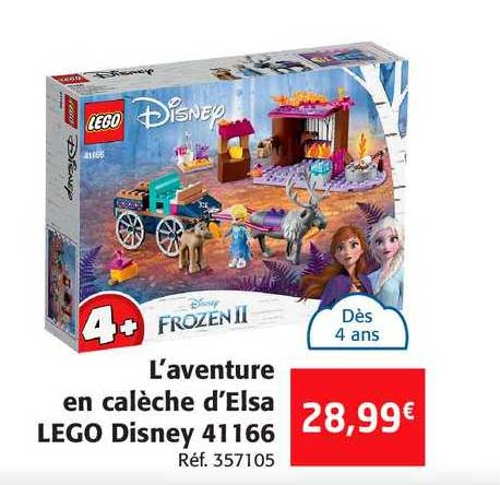 l'aventure en calèche d'elsa lego disney