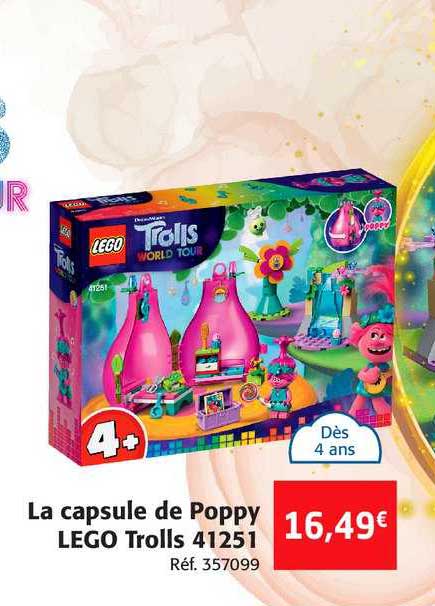 la capsule de poppy lego trolls