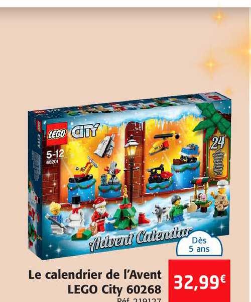 le calendrier de l'avent lego city