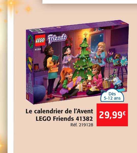 le calendrier de l'avent lego friends