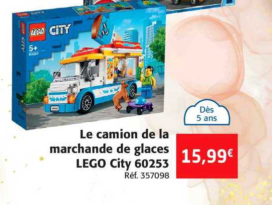 le camion de la marchande de glaces lego city 60253