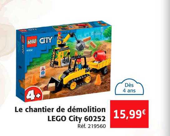 Le Chantier De Démolition Lego City 60252