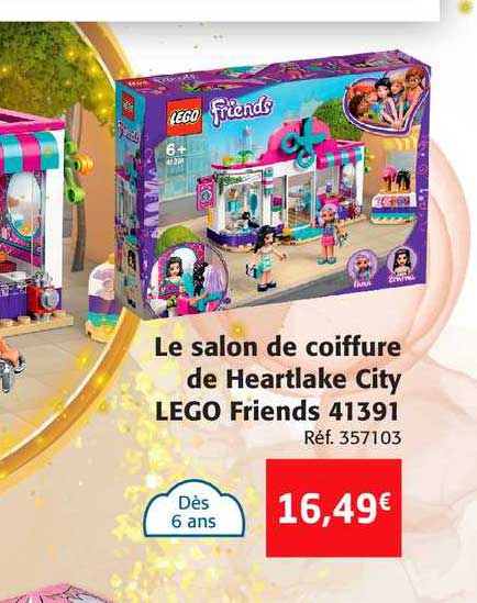 le salon de coiffure de hearlake city lego friends