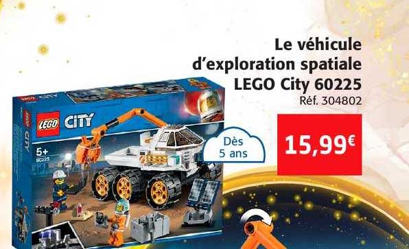 le véhicule d'exploration spatiale lego city 60225